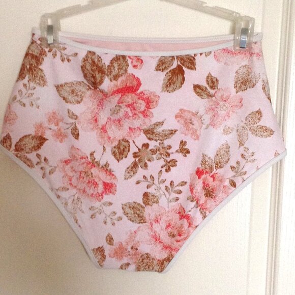 NWOT Aerie Women's High Waisted Full Coverage Bikini Bottoms Size M Swimwear - Picture 2 of 5